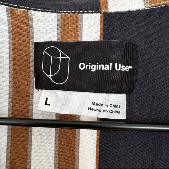Original Use Striped Button Down Shirt - Picture 3 of 6